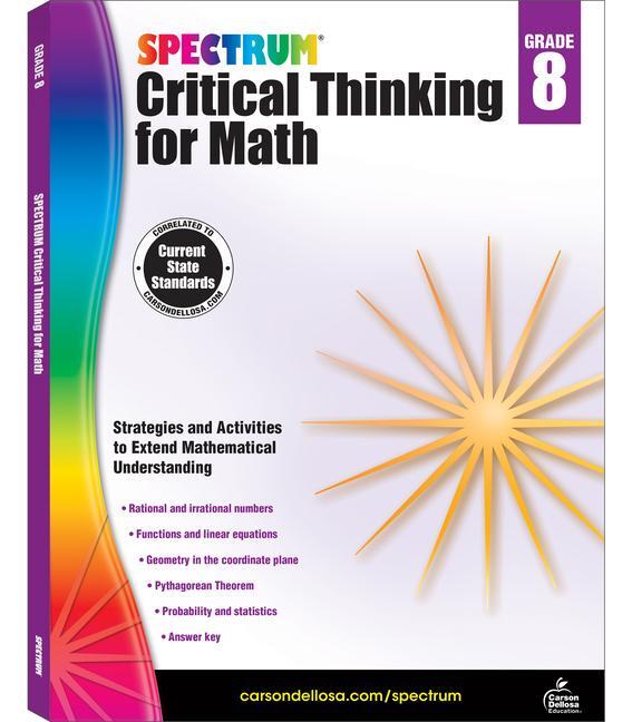Cover: 9781483835563 | Spectrum Critical Thinking for Math, Grade 8 | Volume 50 | Taschenbuch