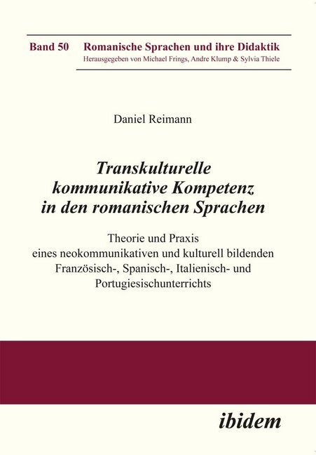 Cover: 9783838203621 | Transkulturelle kommunikative Kompetenz in den romanischen Sprachen