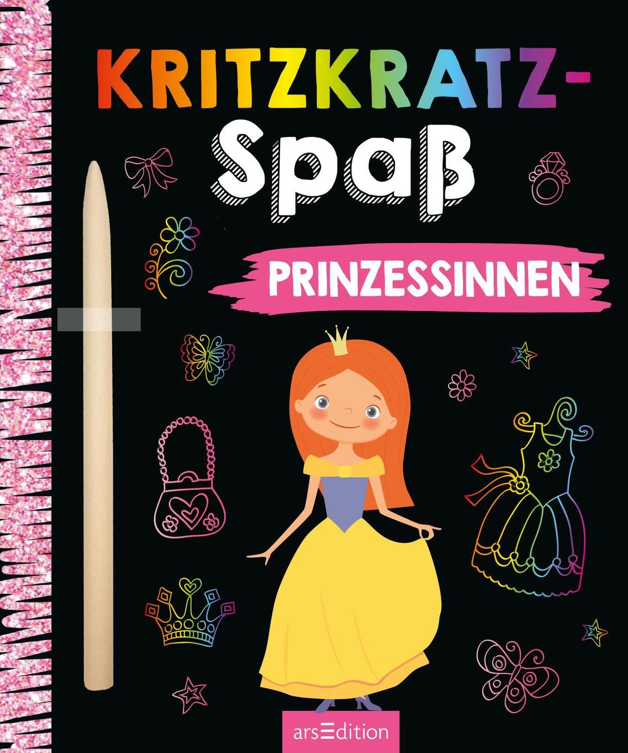 Bild: 9783845858494 | Kritzkratz-Spaß Prinzessinnen | Taschenbuch | Softcover mit Stift