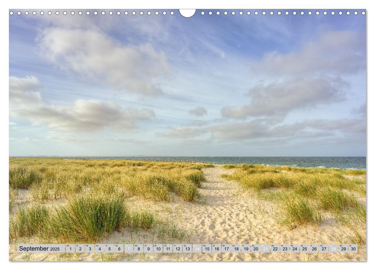 Bild: 9783383828614 | Wunderschönes Sylt - Perle der Nordsee (Wandkalender 2025 DIN A3...