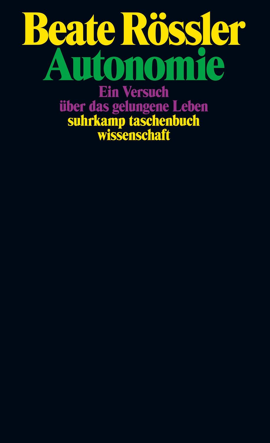 Cover: 9783518300268 | Autonomie | Beate Rössler | Taschenbuch | 443 S. | Deutsch | 2023