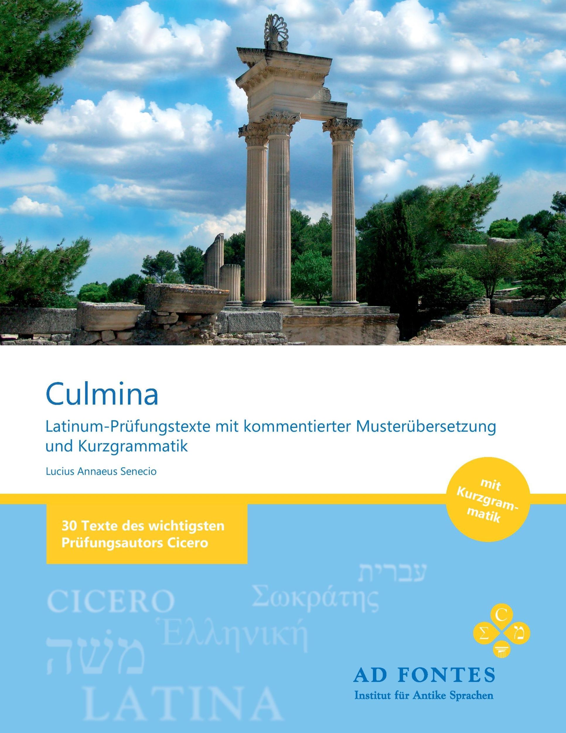 Cover: 9783839142790 | Culmina | Lucius Annaeus Senecio | Taschenbuch | Paperback | 140 S.