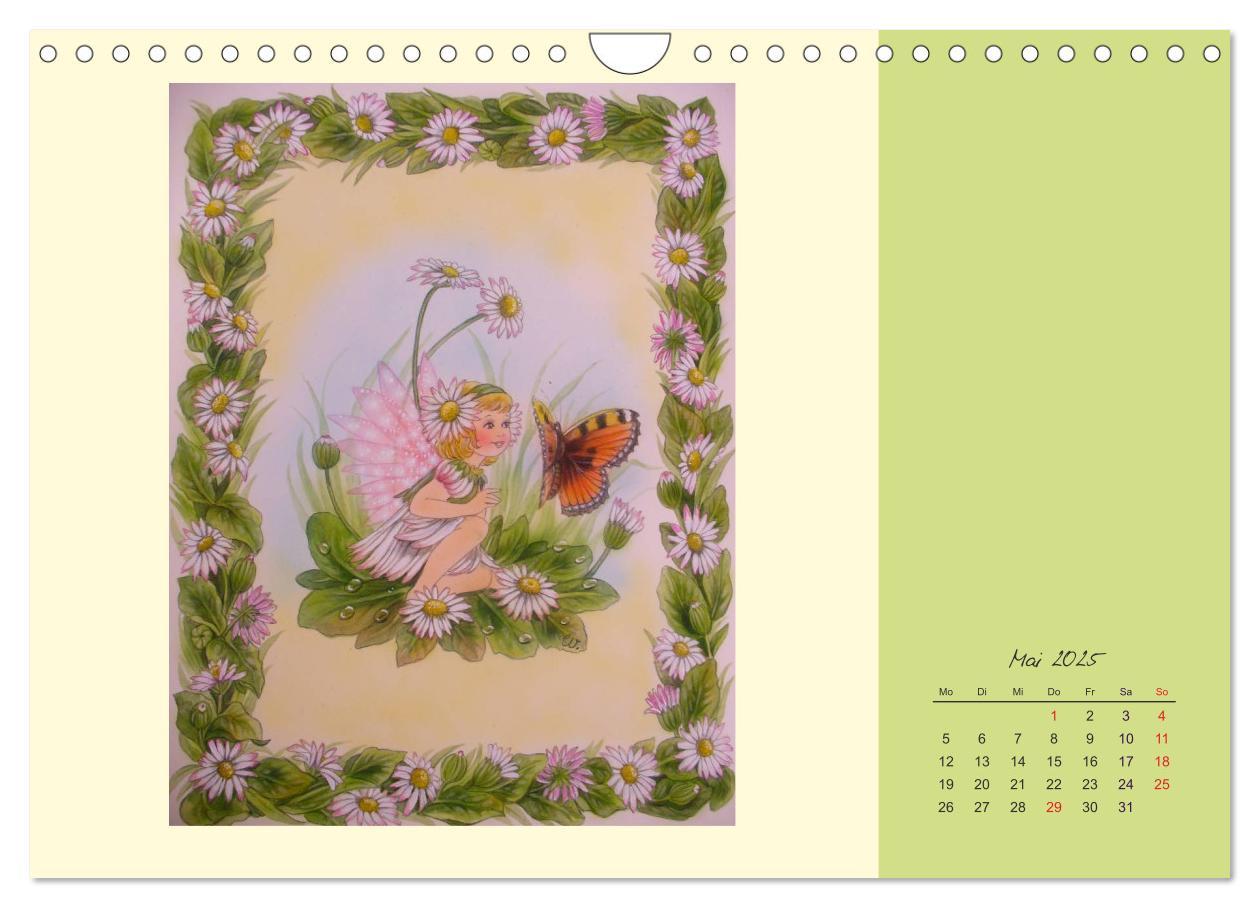 Bild: 9783435550296 | Blumen Elfen (Wandkalender 2025 DIN A4 quer), CALVENDO Monatskalender