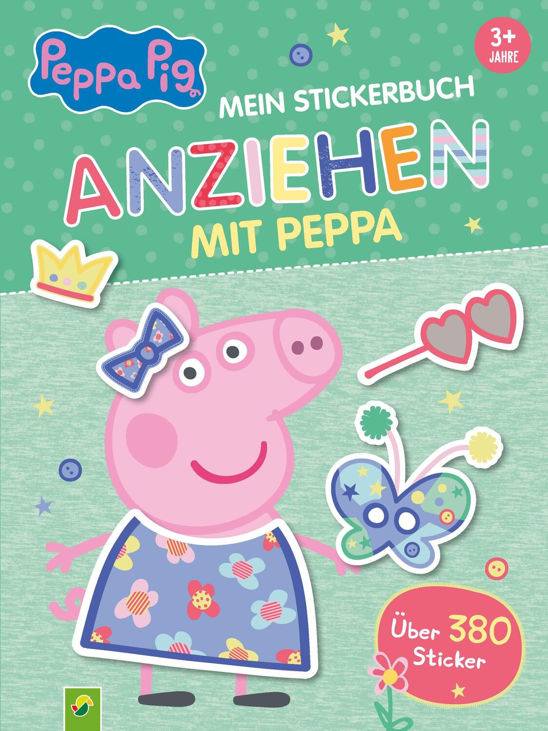 Cover: 9783849943202 | Peppa Pig Mein Stickerbuch Anziehen mit Peppa | Verlag | Taschenbuch