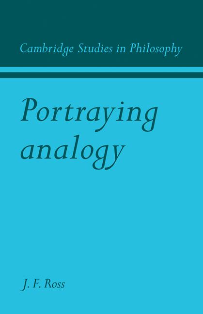 Cover: 9780521110860 | Portraying Analogy | J. F. Ross | Taschenbuch | Englisch | 2009