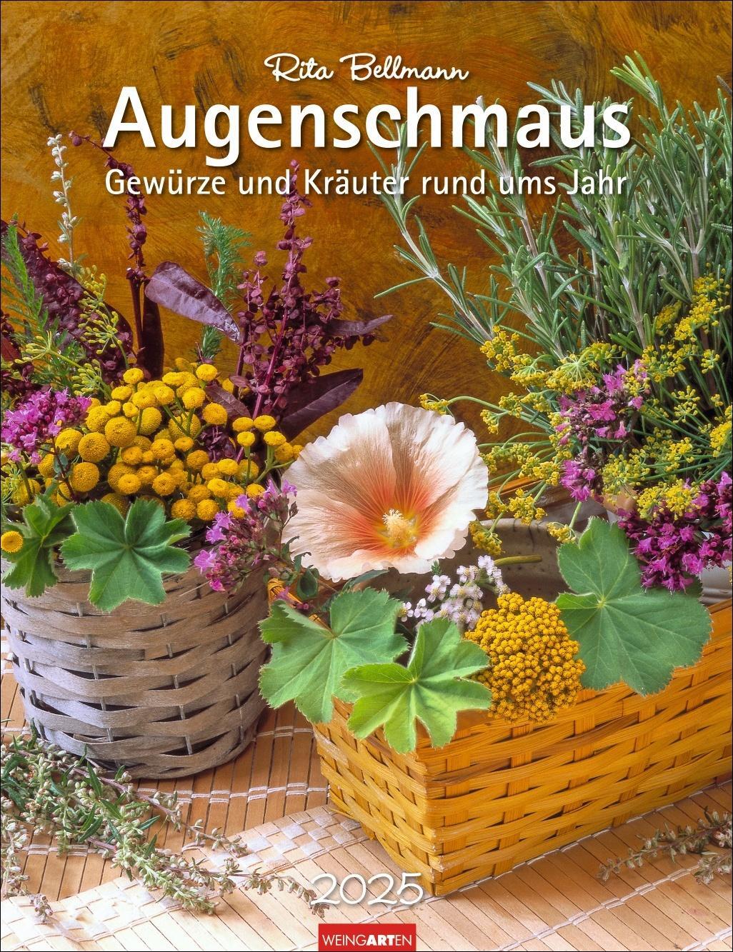 Cover: 9783839900444 | Augenschmaus Kalender 2025 - Gewürze und Kräuter rund ums Jahr | 14 S.