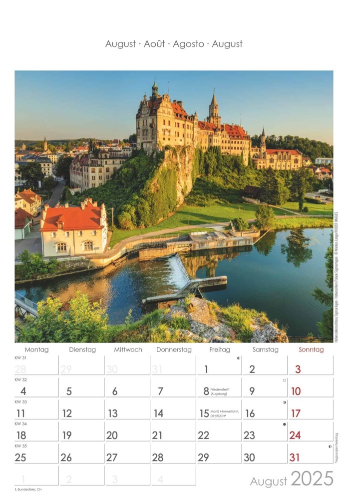 Bild: 4251732341183 | Alpha Edition - Baden-Württemberg 2025 Bildkalender, 23,7x34cm,...