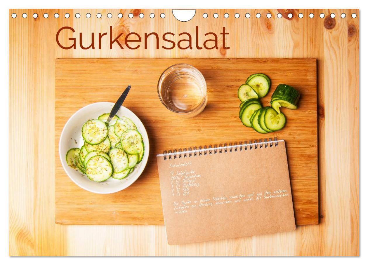 Bild: 9783435512713 | Einfache vegane Rezepte (Wandkalender 2025 DIN A4 quer), CALVENDO...