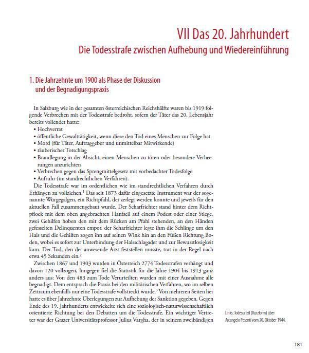 Bild: 9783702508876 | Schwert und Galgen | Geschichte der Todesstrafe in Salzburg | Buch