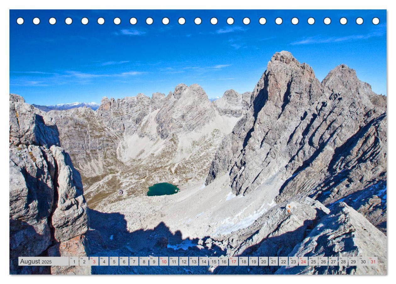 Bild: 9783435148325 | Lienzer Dolomiten (Tischkalender 2025 DIN A5 quer), CALVENDO...