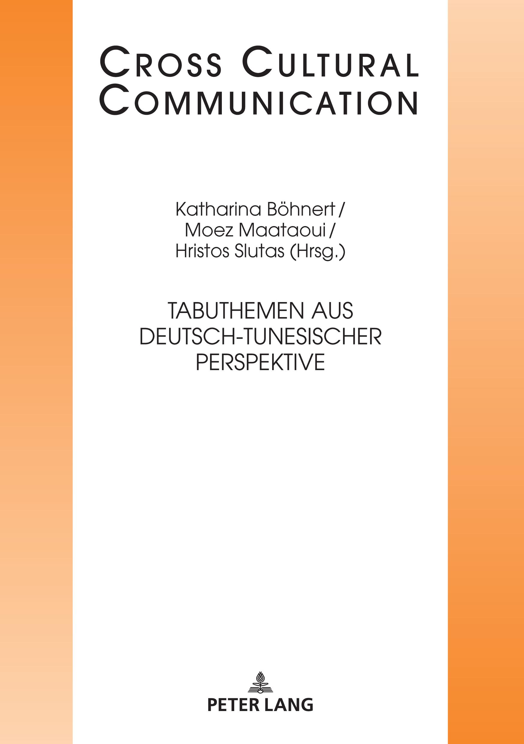 Cover: 9783631843086 | Tabuthemen aus deutsch-tunesischer Perspektive | Böhnert (u. a.)