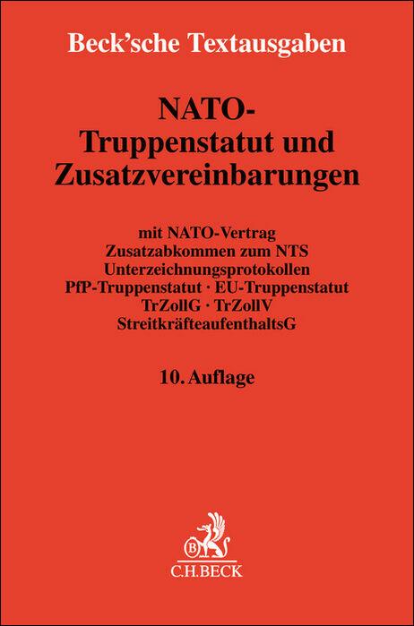 Cover: 9783406811821 | NATO-Truppenstatut und Zusatzvereinbarungen | Taschenbuch | IX | 2023