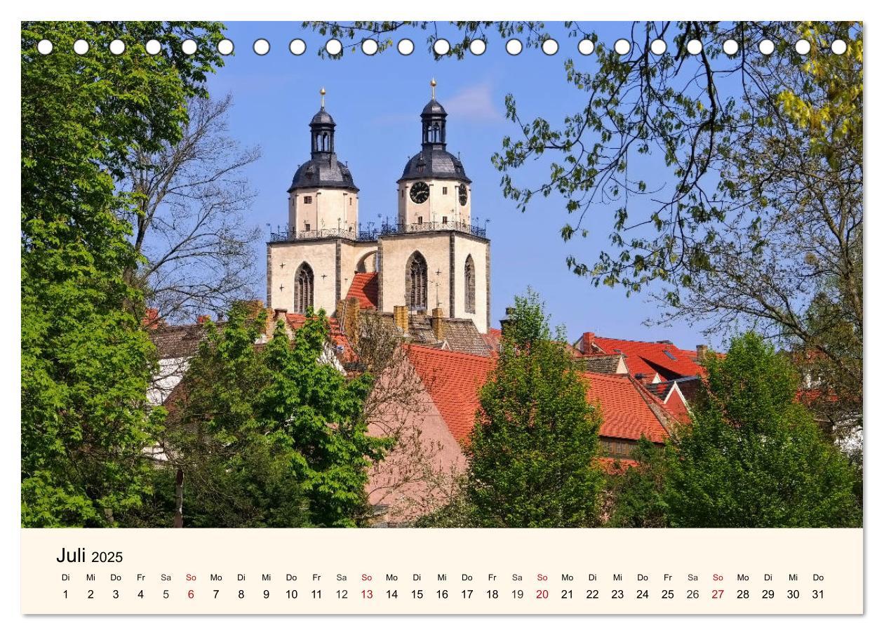 Bild: 9783435453917 | Lutherstadt Wittenberg - Stadt der Reformation (Tischkalender 2025...