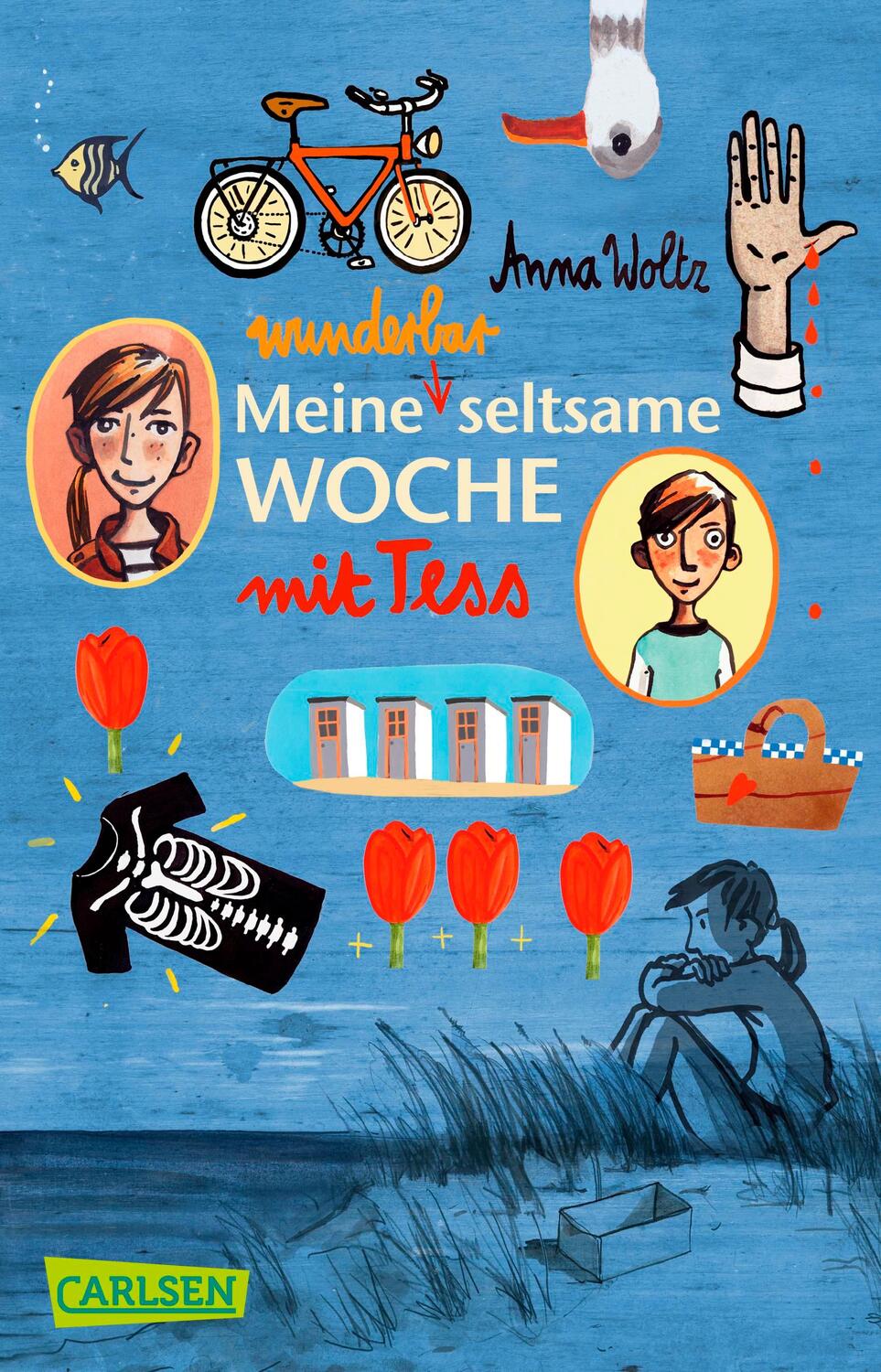 Cover: 9783551317117 | Meine wunderbar seltsame Woche mit Tess | Anna Woltz | Taschenbuch