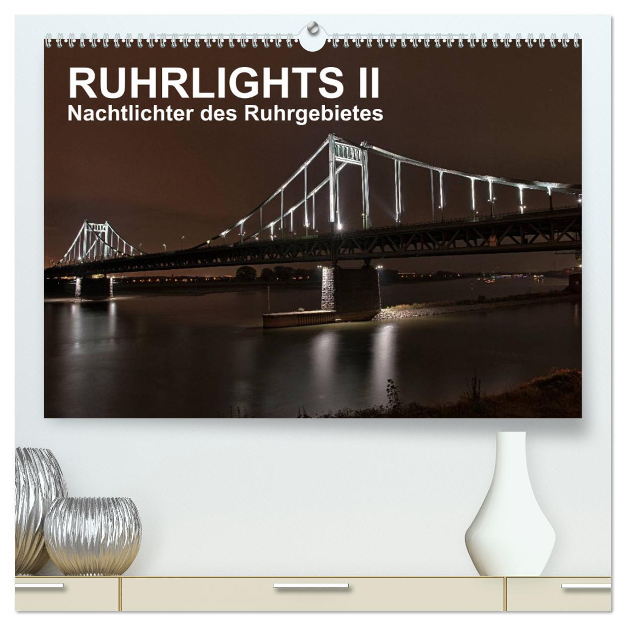 Cover: 9783435729159 | Ruhrlights II - Nachtlichter des Ruhrgebietes (hochwertiger Premium...