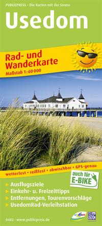 Cover: 9783747304822 | Usedom | (Land-)Karte | Rad- und Wanderkarte | Deutsch | 2018