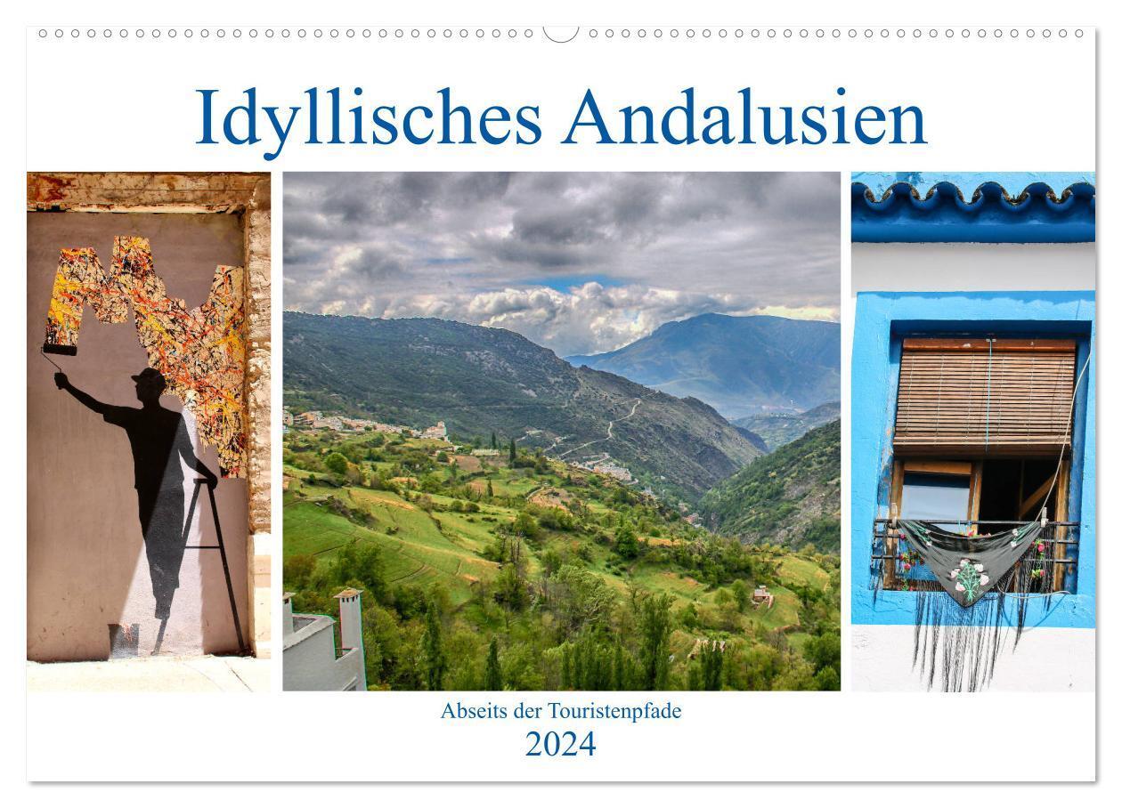 Cover: 9783383159121 | Idyllisches Andalusien (Wandkalender 2024 DIN A2 quer), CALVENDO...