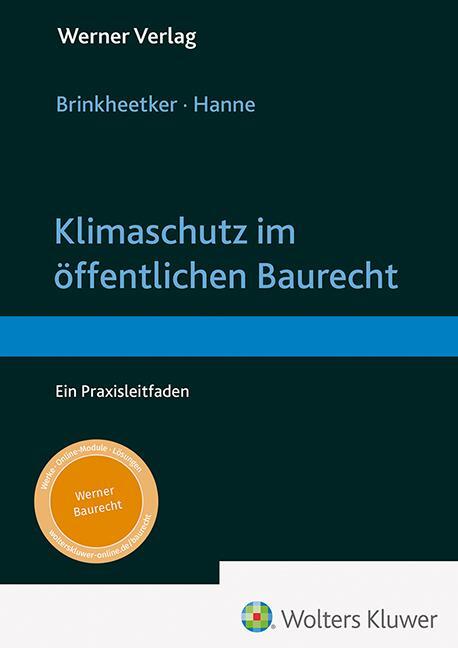 Cover: 9783804155237 | Klimaschutz im öffentlichen Baurecht | Ein Praxisleitfaden | Buch