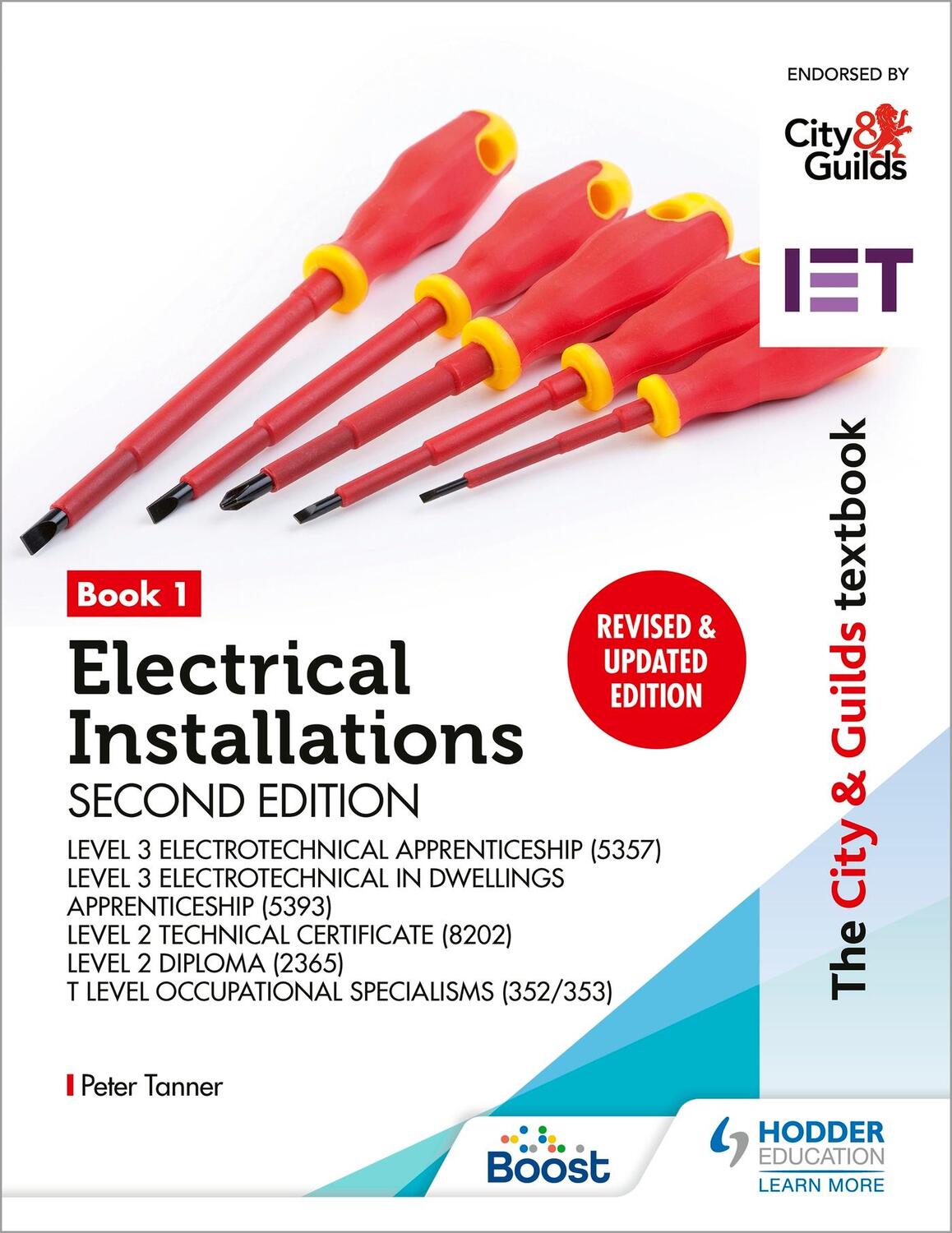 Cover: 9781398361591 | The City &amp; Guilds Textbook: Book 1 Electrical Installations, Second...