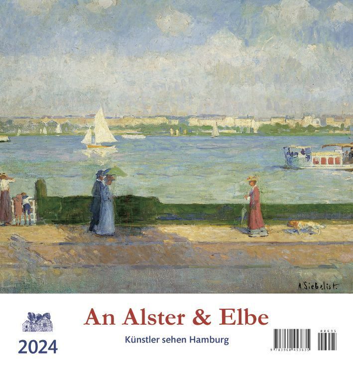 Cover: 9783960454014 | An Alster und Elbe 2024 | Künstler sehen Hamburg | Kalender | 13 S.