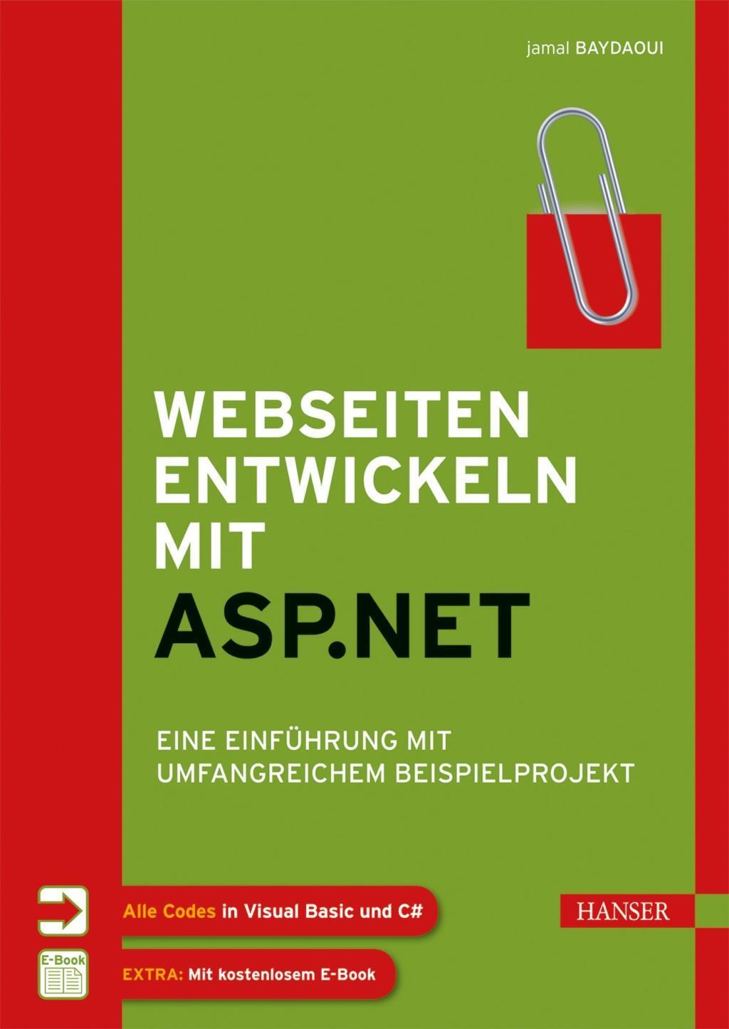 Cover: 9783446437234 | Webseiten entwickeln mit ASP.NET | Jamal Baydaoui | Bundle | 308 S.