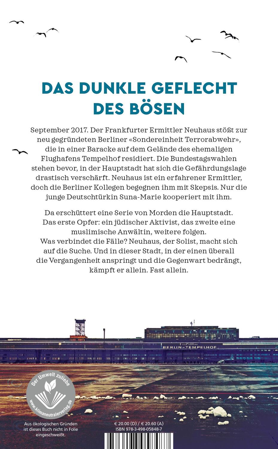 Rückseite: 9783498058487 | Der Solist | Jan Seghers | Buch | Deutsch | 2021 | Rowohlt