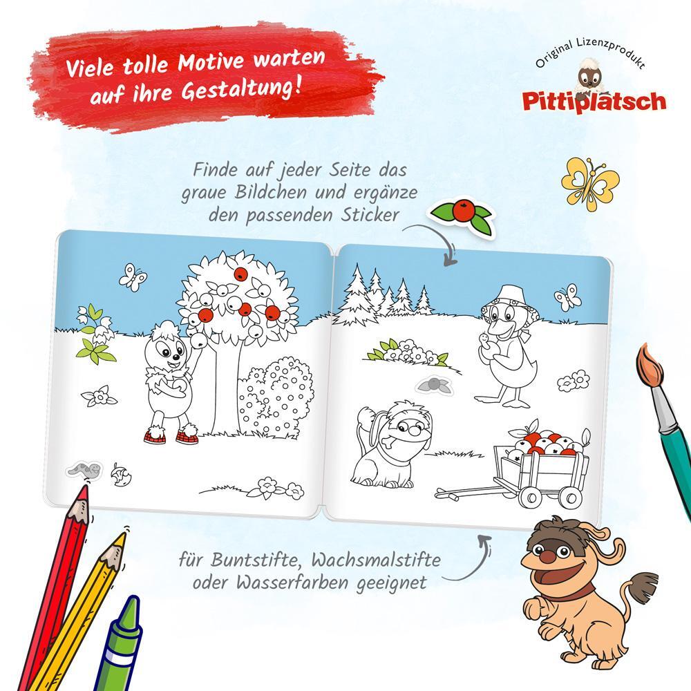 Bild: 9783965526303 | Trötsch Unser Sandmännchen Malbuch Stickermalbuch Pittiplatsch | Buch