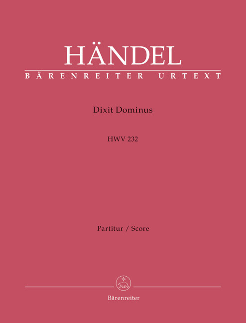 Cover: 9790006526376 | Dixit Dominus HWV 232, Partitur | Georg Friedrich Händel | Latein