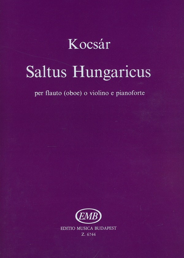 Cover: 9790080067444 | Saltus Hungaricus | Miklos Kocsar | Buch | Editio Musica Budapest