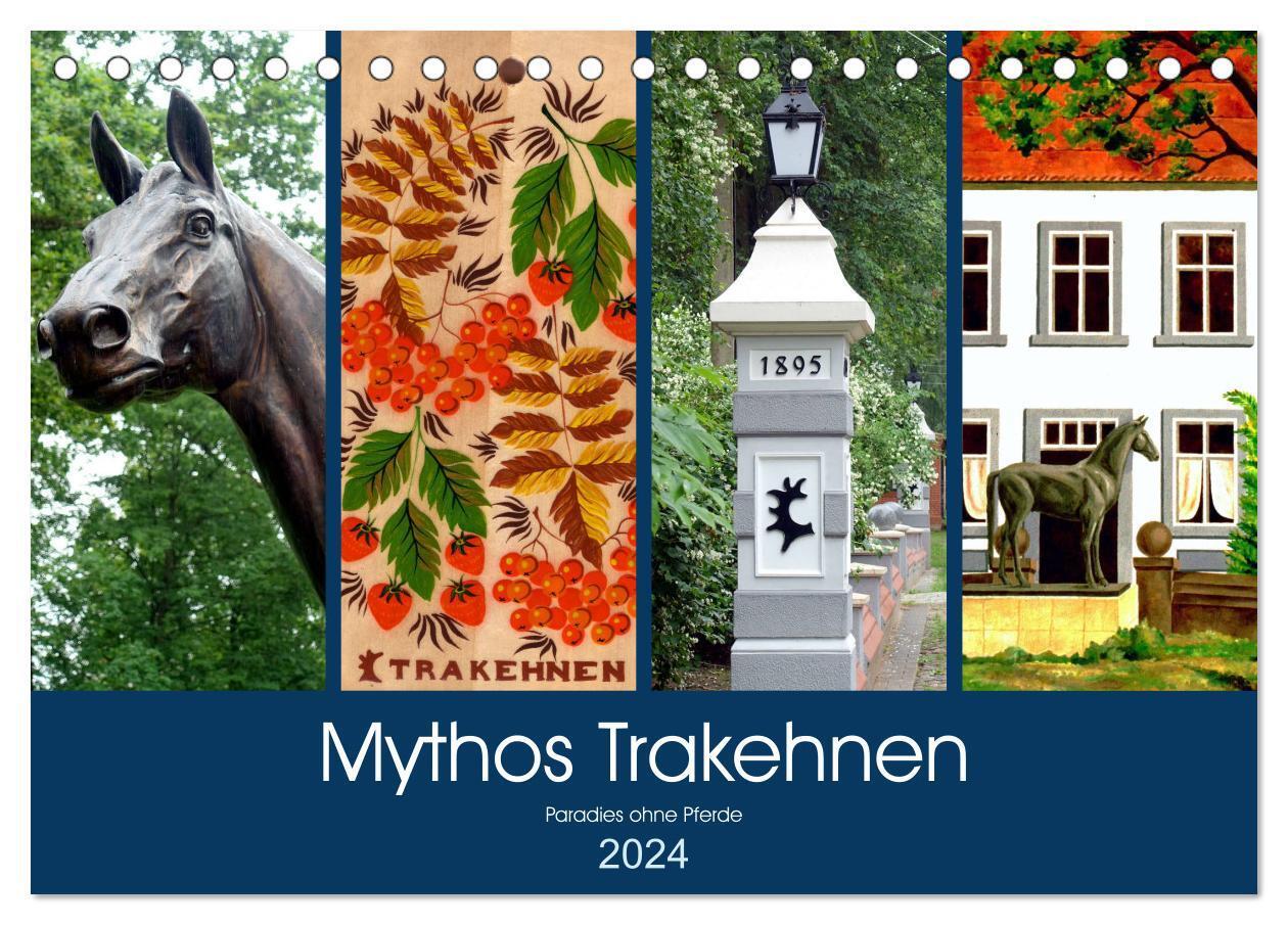Cover: 9783675881334 | Mythos Trakehnen - Paradies ohne Pferde (Tischkalender 2024 DIN A5...