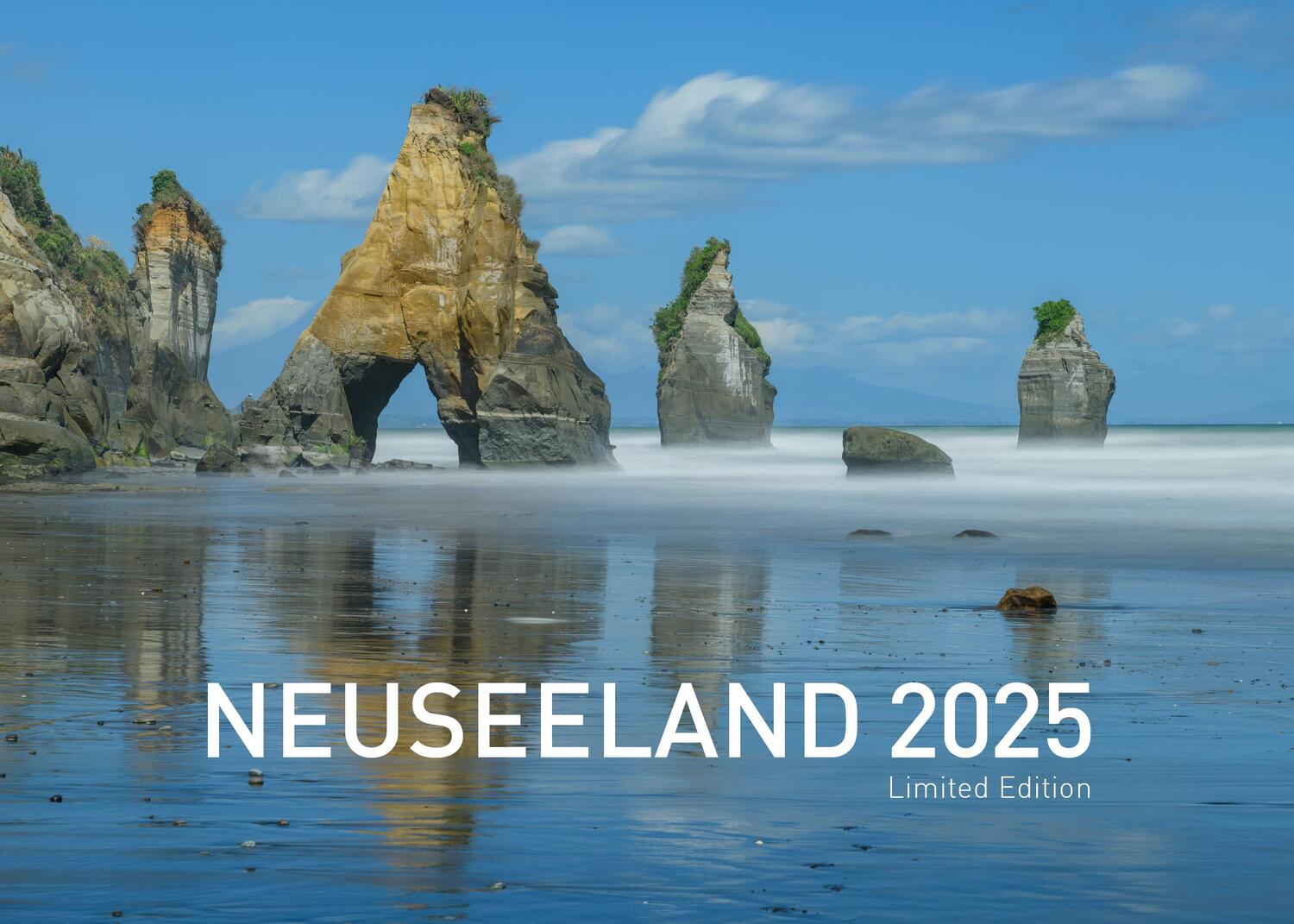 Cover: 9783968555430 | 360° Neuseeland Exklusivkalender 2025 | Limited Edition (70 x 50 cm)