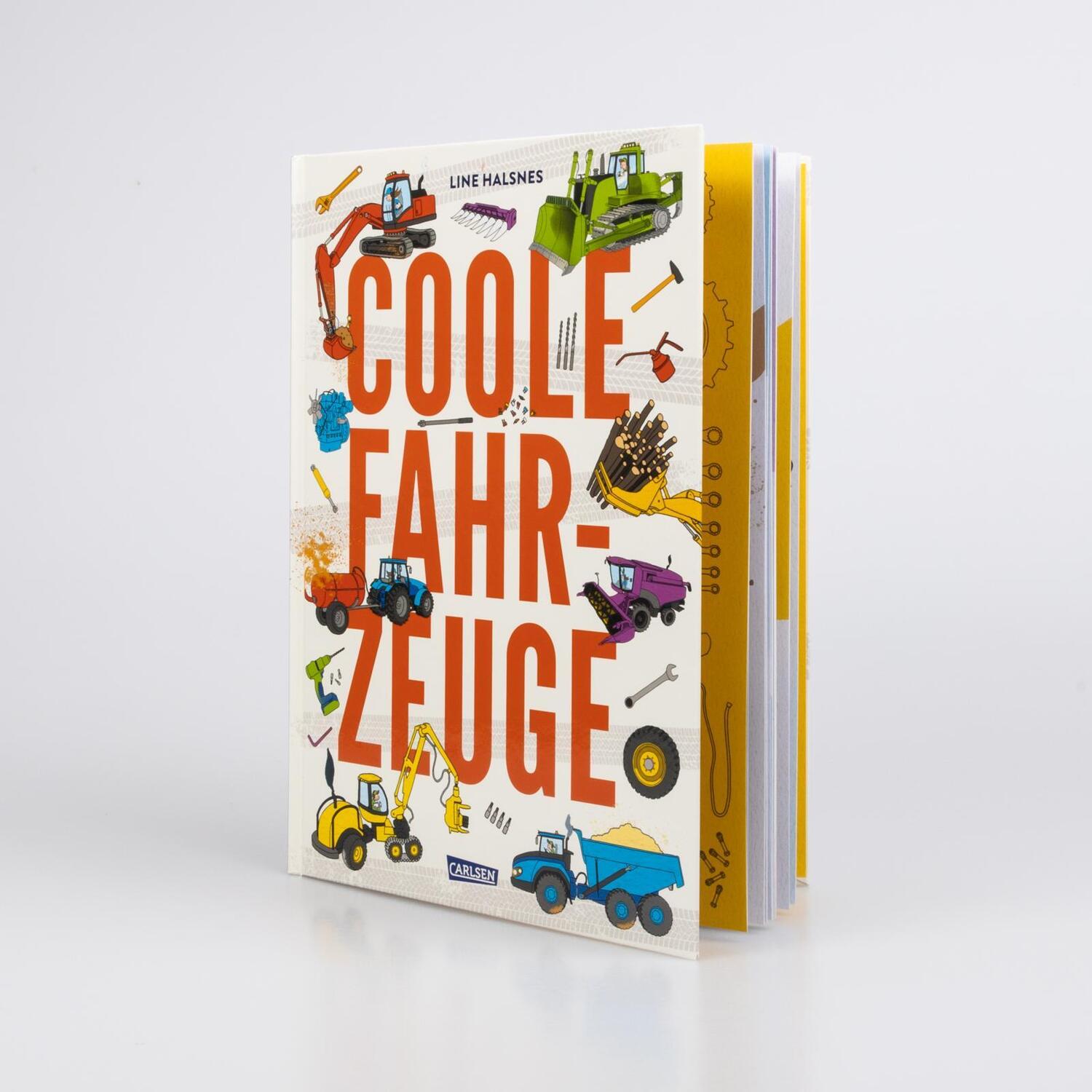 Bild: 9783551254566 | Coole Fahrzeuge | Line Halsnes | Buch | 56 S. | Deutsch | 2023