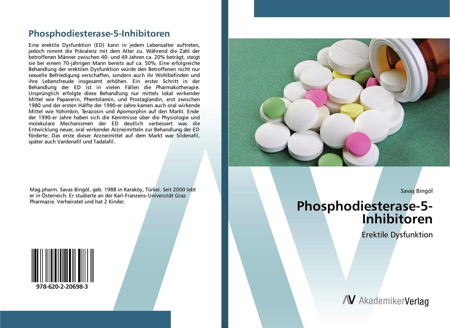 Cover: 9786202206983 | Phosphodiesterase-5-Inhibitoren | Erektile Dysfunktion | Sava¿ Bingöl