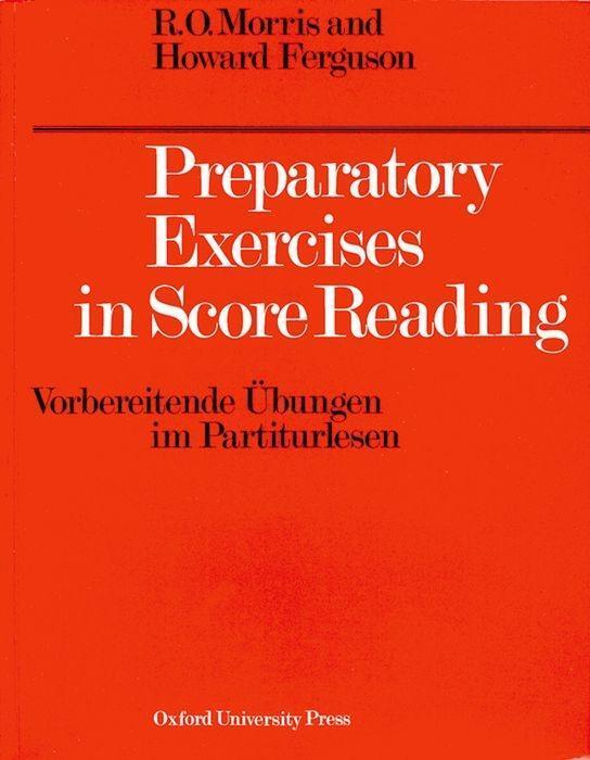 Cover: 9780193214750 | Preparatory Exercises in Score Reading | Oxford University Press