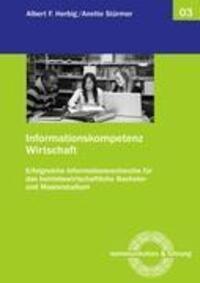Cover: 9783842347113 | Informationskompetenz Wirtschaft | Anette Stürmer (u. a.) | Buch