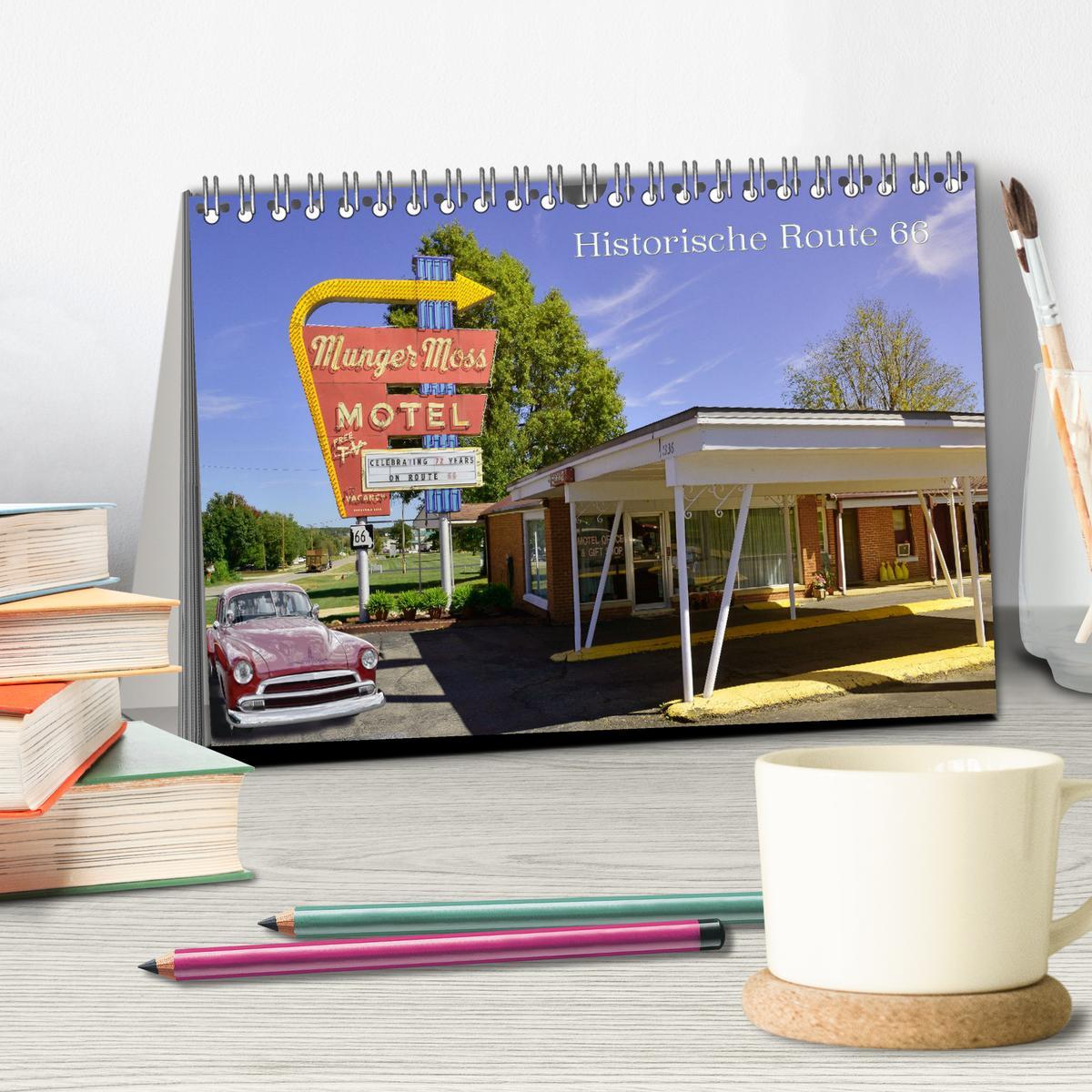 Bild: 9783457198933 | Historic Route 66 - National Scenic Byway (Tischkalender 2025 DIN...