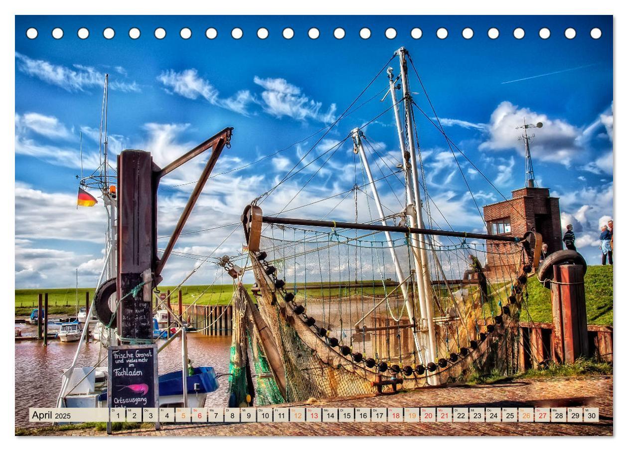 Bild: 9783435785117 | Friesland - Nordseebad Dangast (Tischkalender 2025 DIN A5 quer),...