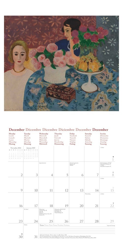 Bild: 4002725986764 | Henri Matisse 2024 - Wand-Kalender - Broschüren-Kalender - 30x30 -...