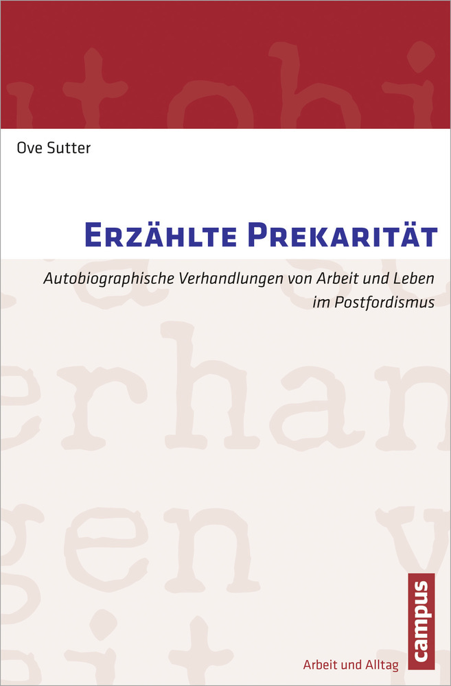 Cover: 9783593398990 | Erzählte Prekarität | Ove Sutter | Taschenbuch | 382 S. | Deutsch