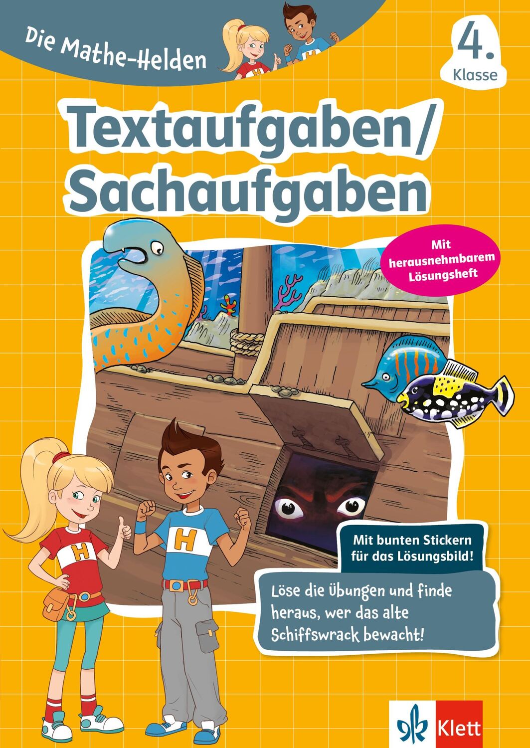 Cover: 9783129494219 | Die Mathe-Helden. Textaufgaben/Sachaufgaben 4. Klasse | Heuchert