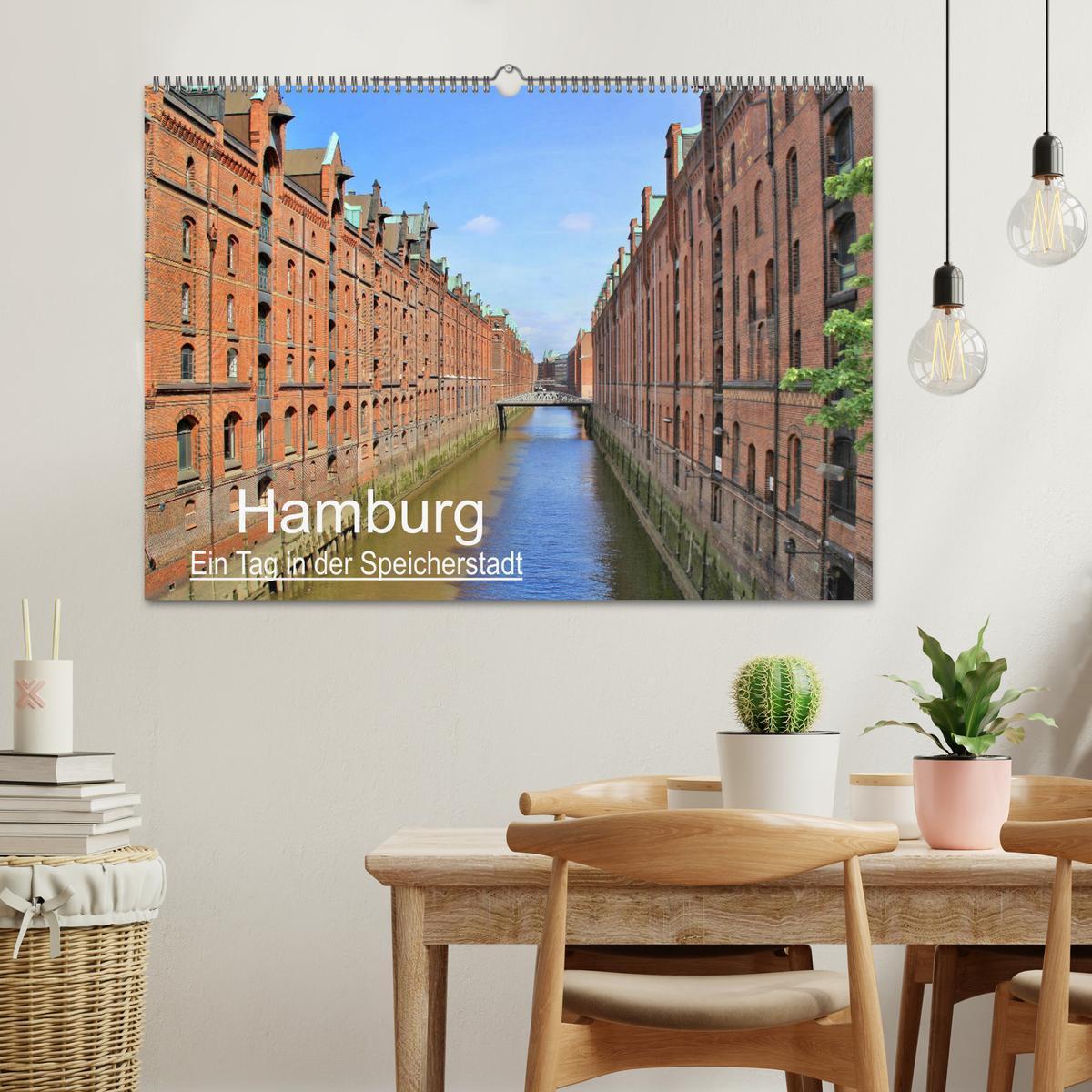 Bild: 9783435303236 | Hamburg - Ein Tag in der Speicherstadt (Wandkalender 2025 DIN A2...