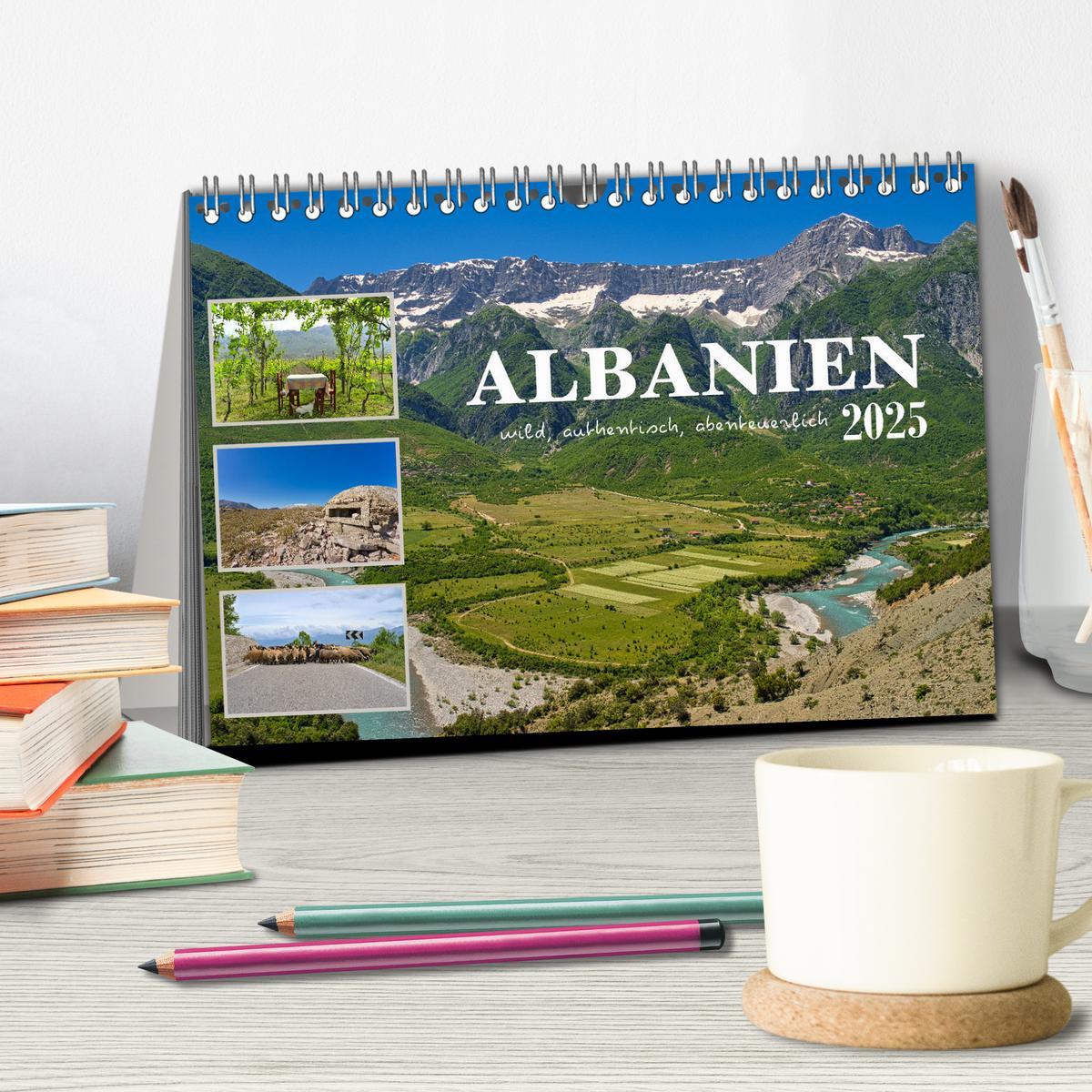 Bild: 9783383798313 | Albanien - wild, authentisch, abenteuerlich (Tischkalender 2025 DIN...