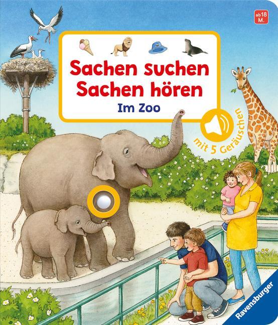 Cover: 9783473438037 | Sachen suchen, Sachen hören: Im Zoo | Frauke Nahrgang | Buch | 12 S.