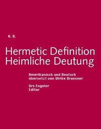 Cover: 9783938767115 | Hermetic Definition/Heimliche Deutung | Gedichte - engl/dt | Doolittle