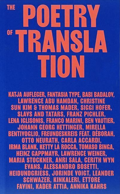 Cover: 9788867495122 | The Poetry of Translation | Taschenbuch | Englisch | 2022