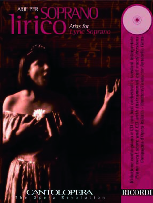 Cover: 9790041398495 | Cantolopera: Arie Per Soprano Lirico Vol. 1 | Various | Partitur + CD