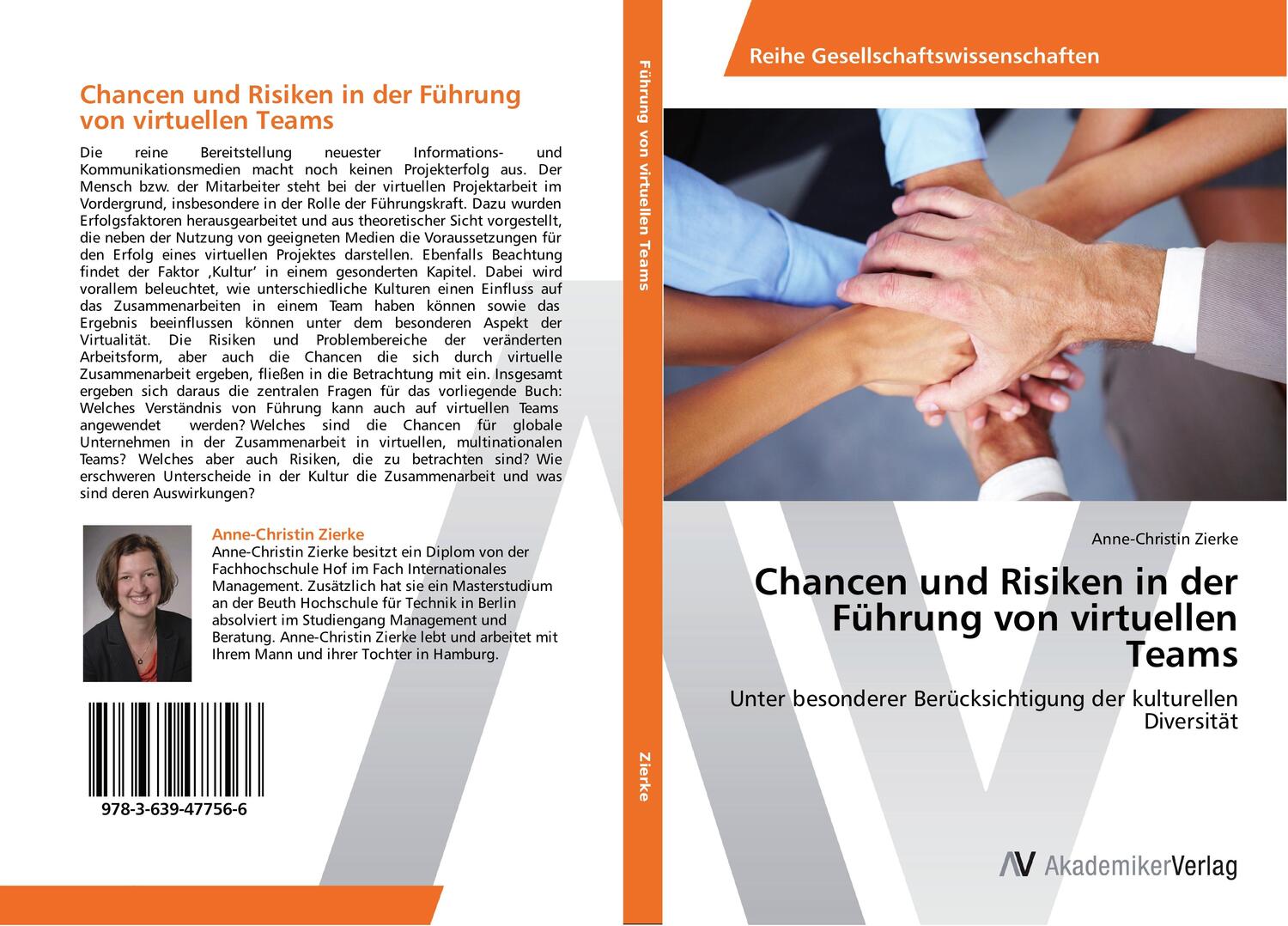 Cover: 9783639477566 | Chancen und Risiken in der Führung von virtuellen Teams | Zierke