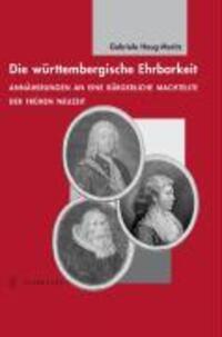 Cover: 9783799555135 | Die württembergische Ehrbarkeit | Gabriele Haug-Moritz | Buch | VI