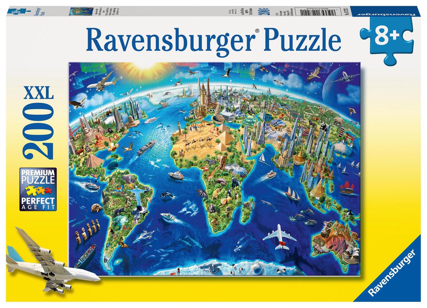 Cover: 4005556127221 | Große, weite Welt. Kinderpuzzle 200 Teile | Spiel | Deutsch | 2017