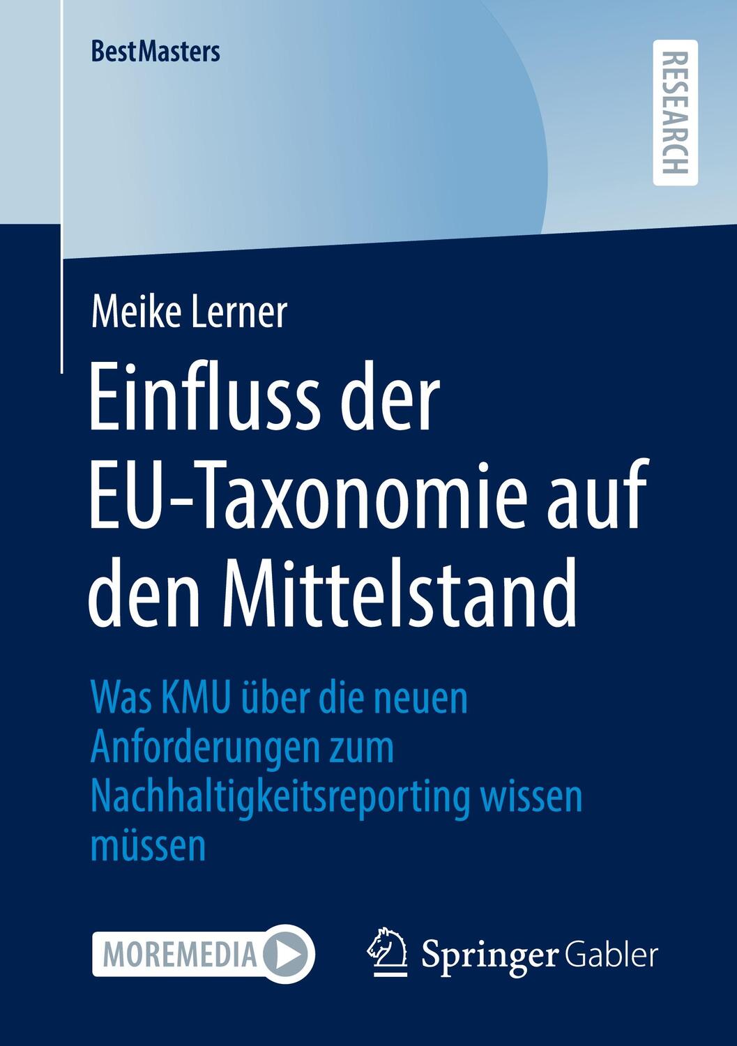 Cover: 9783658420789 | Einfluss der EU-Taxonomie auf den Mittelstand | Meike Lerner | Buch